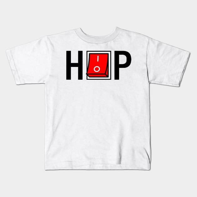 Hip Hop switch - Digital Drawing - Color Kids T-Shirt by euror-design